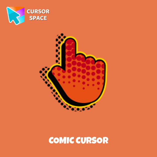 Comic cursor pointer cursor